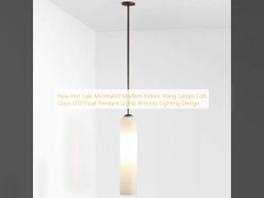 New Hot Sale Minimalist Modern Indoor Hang Lamps Loft Glass LED Float Pendant Lights Articolo Lighting Design