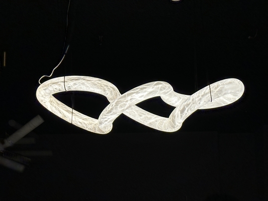 Natural Alabaster Chandelier 100W Dining Table Pendant Light 3000K 4000K 6000K