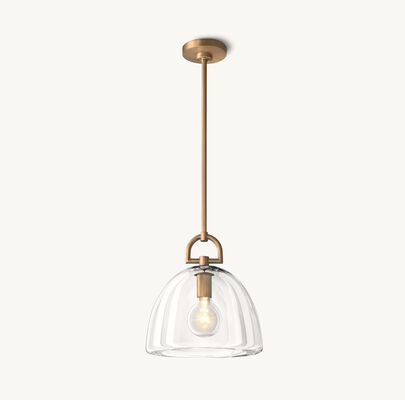 comprare Luce di lusso a collante a cupola chiara per la sala da pranzo moderna fabbricazione online