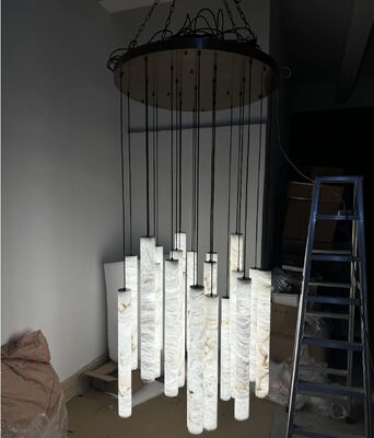 satın al 168W merdiven ışığı şamdan 3000K 4000K 6000K lüks merdiven şamdan Çevrimiçi üretim