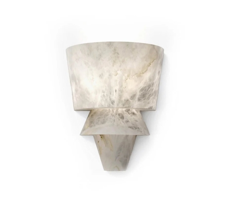 Dimmable Alabaster Wall Light 100V - 277V Wall Sconces For Hallway