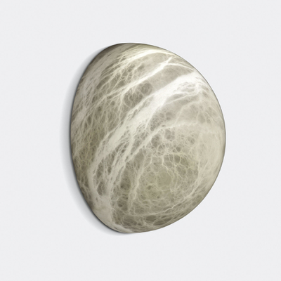 Hemisphere Alabaster Wall Sconce 4W Alabaster Wall Lamp Dimmable