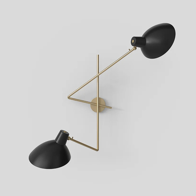 kaufen Modern Novel Design Factory Custom Cinquanta Zwillings-Lesewandlampe Online-Herstellung