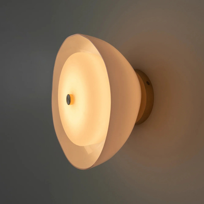 acheter Salle de séjour moderne Villa Sconce Luxe Lampe murale en verre rond intérieur online manufacture