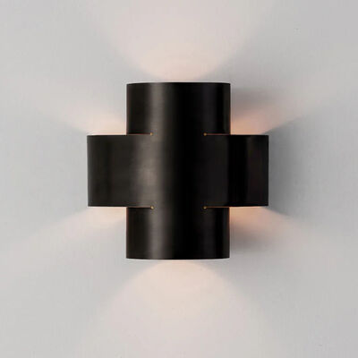 acheter Modern Brass Plus One Sconce LED Light Wall Sconce pour le salon de la maison Élégante lampes décoratives fabrication en ligne