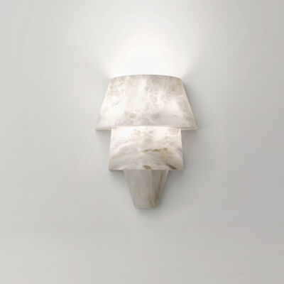 kopen Op maat gemaakte albasten wandlamp 220mm x 275mm LED 110V-240V online vervaardiging