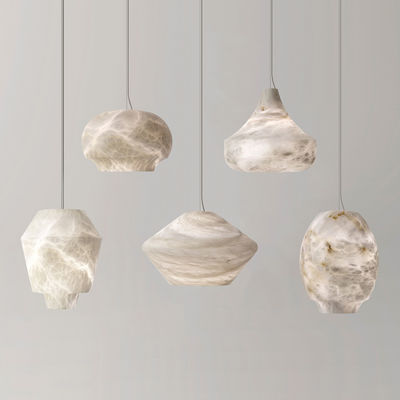 comprar Factory Direct Customized Alabaster Pendant Light with 3 KG Weight for Living Room and Ding Room Fabricación en línea