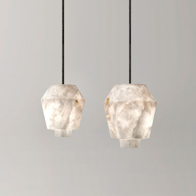 comprar Factory Direct Customized Alabaster Pendant Light with 2.5 KG Weight for Living and Dining Rooms Fabricación en línea