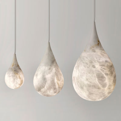 comprar Factory Direct Customized Alabaster Pendant Light with 2.5 KG Weight for Living and Dining Rooms Fabricación en línea