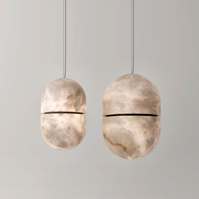 comprar Factory Direct Alabaster Pendant Light with AC 85-265V Input and 2.5 KG Weight for Living Room Fabricación en línea
