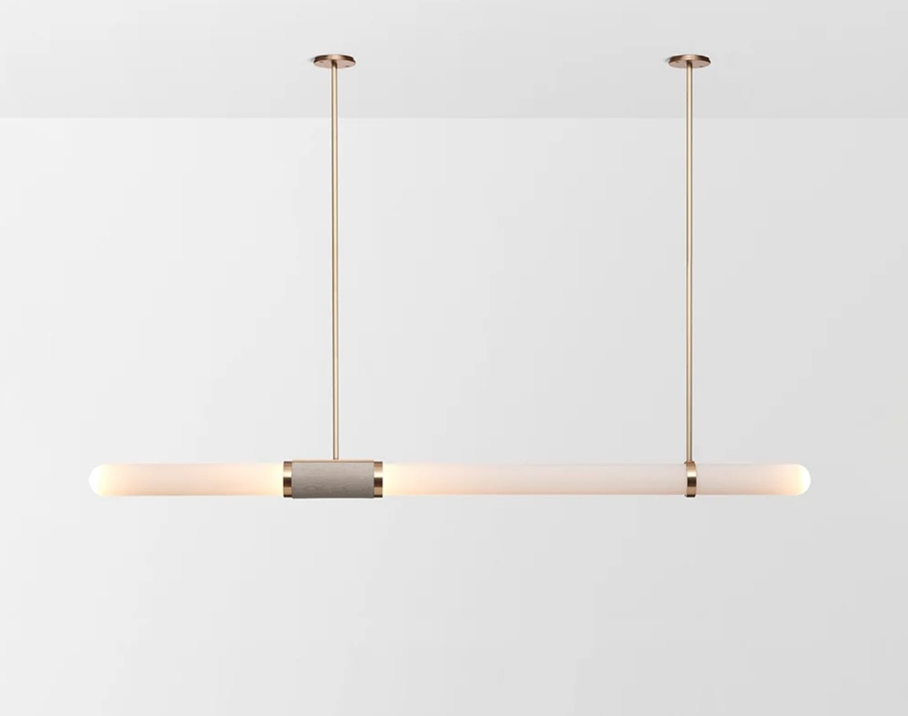 Modern Long Pendant Light Dimmable Pendant Light For Dining Room