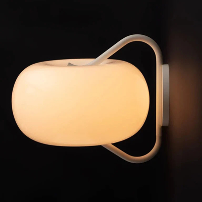 Modern Simple Living Room Study Room Bedroom Glass Wall Lamp Nordic Gold Black Light Balloon Sconce